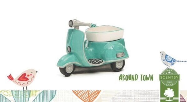 AROUND TOWN RETRO SCOOTER SCENTSY WARMER