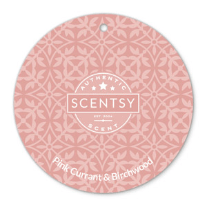 PINK CURRANT & BIRCHWOOD SCENTSY SCENT CIRCLE