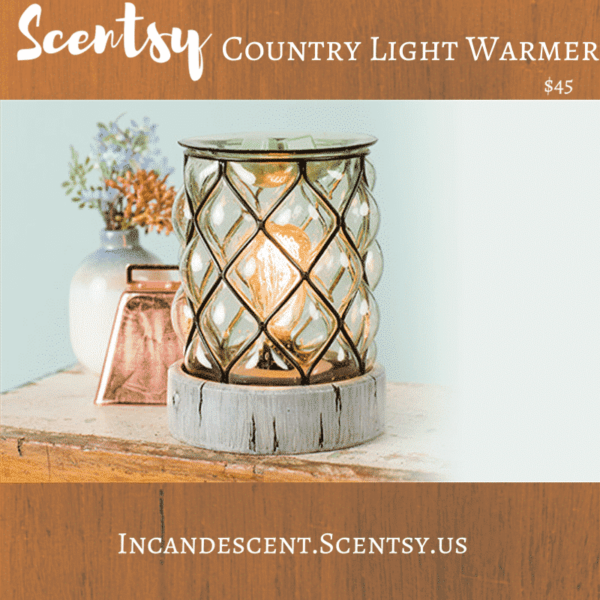 COUNTRY LIGHT EDISON BULB SCENTSY WARMER