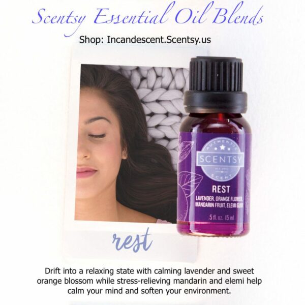 REST SCENTSY ESSENTIAL OIL BLEND