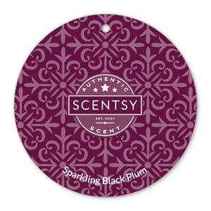 SPARKLING BLACK PLUM SCENTSY SCENT CIRCLE