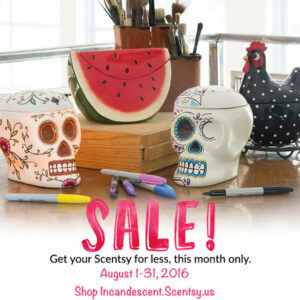 SCENTSY AUGUST 2016 SALE