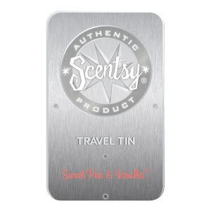 SWEET PEA & VANILLA SCENTSY TRAVEL TIN