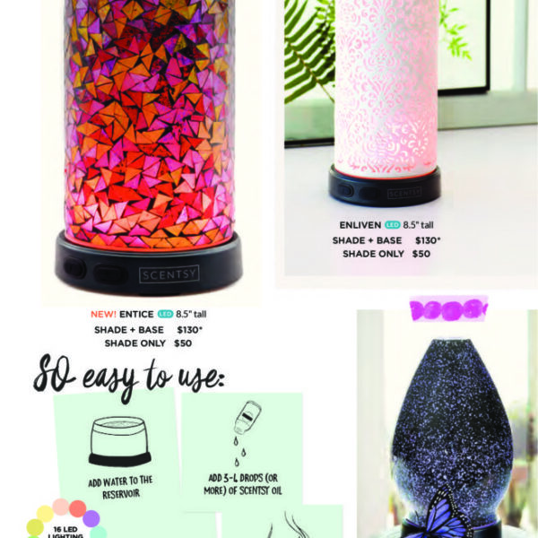 STENCIL CORD-CONCEALING WARMER SCENTSY STAND