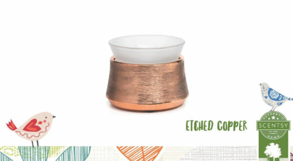 ETCHED COPPER SCENTSY WARMER