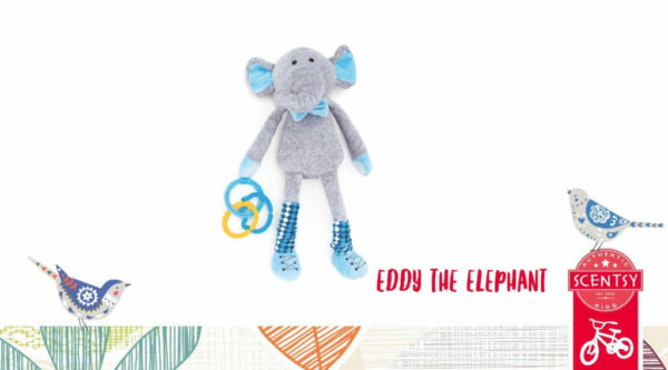 NEW! EDDY THE ELEPHANT SCENTSY SIDEKICKS