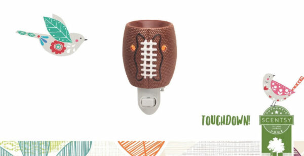 TOUCHDOWN! FOOTBALL SCENTSY NIGHTLIGHT WARMER