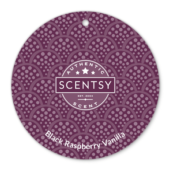 Black Raspberry Vanilla Scentsy Scent Circle