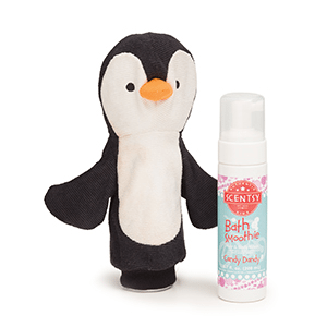 PERCY THE PENGUIN SCENTSY SCRUBBY BUDDY + SCENTSY BATH SMOOTHIE