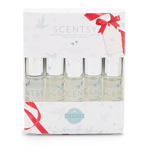 SCENTSY FINE FRAGRANCE ROLLER 3ML 5 PACK HOLIDAY GIFT 2016