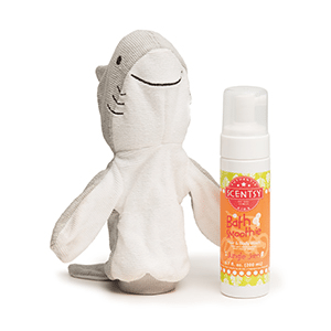 STEVIE THE SHARK SCENTSY SCRUBBY BUDDY + SCENTSY BATH SMOOTHIE