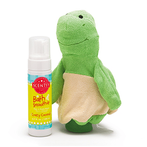 TWIGGIE THE TURTLE SCENTSY SCRUBBY BUDDY + SCENTSY BATH SMOOTHIE