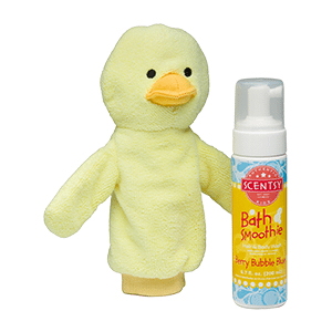 WELLINGTON THE DUCK SCENTSY SCRUBBY BUDDY + SCENTSY BATH SMOOTHIE