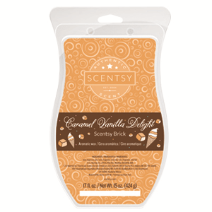 CARAMEL VANILLA DELIGHT SCENTSY BRICK