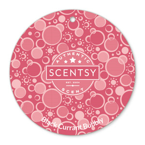 BLACK CURRANT BUBBLY SCENTSY SCENT CIRCLE