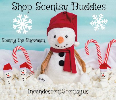 SAMMY THE SNOWMAN SCENTSY BUDDY NEW!