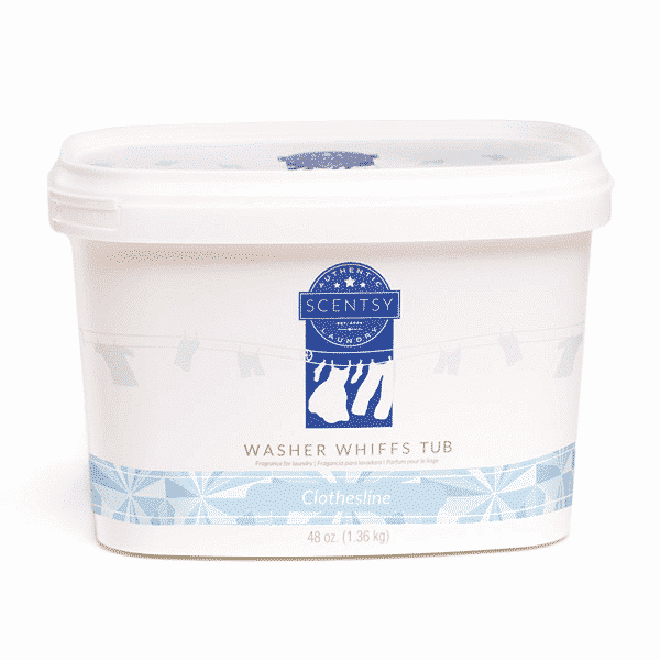 NEW! CLOTHESLINE SCENTSY WASHER WHIFFS TUB 48oz. Shop Scentsy