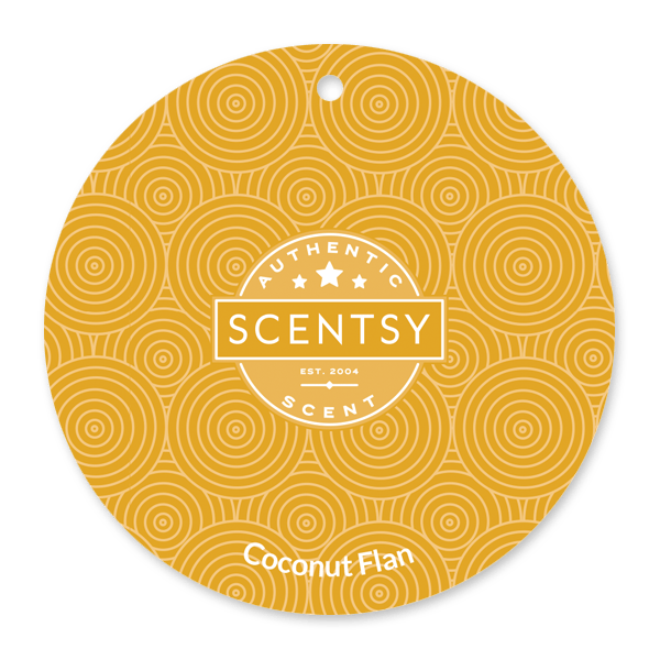 COCONUT FLAN SCENTSY SCENT CIRCLE