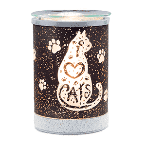 I HEART CATS LAMPSHADE SCENTSY WARMER | DISCONTINUED