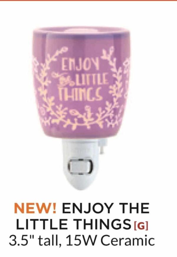 ENJOY THE LITTLE THINGS NIGHTLIGHT SCENTSY WARMER