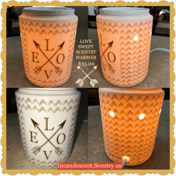 LOVE SWEPT SCENTSY WARMER | DISCONTINUED