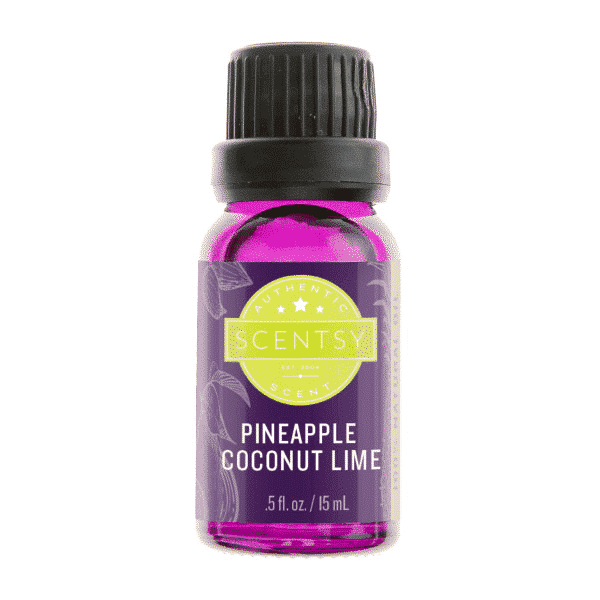 PINEAPPLE COCONUT LIME 100% SCENTSY NATURAL OIL 15 ML