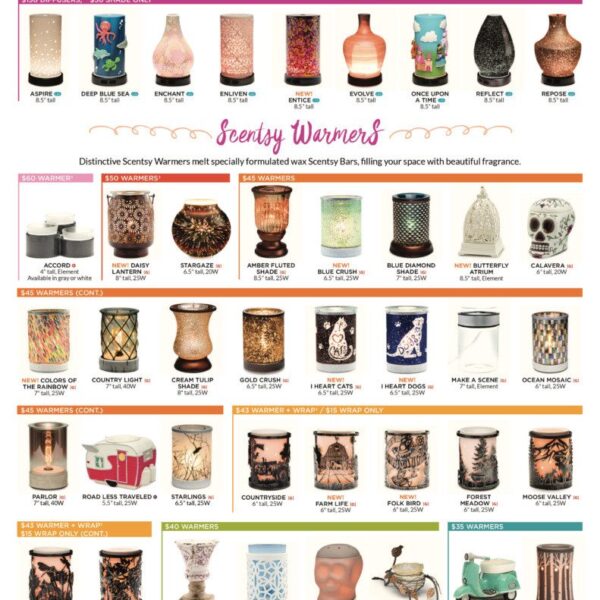 SCENTSY SPRING SUMMER 2018 CATALOG SLIDESHOW Incandescent.Scentsy.us