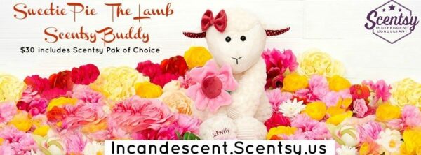 SCENTSY SWEETIE PIE THE LAMB SCENTSY BUDDY