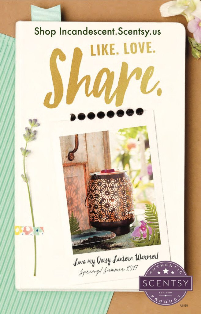 SCENTSY SPRING SUMMER 2017 CATALOG COVER