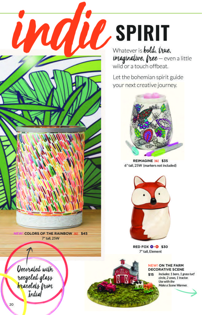 SCENTSY COLORS OF THE RAINBOW WARMER