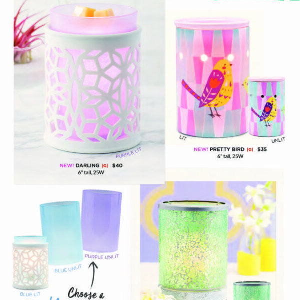 SCENTSY SPRING SUMMER 2017 WARMERS