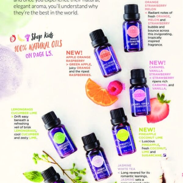APPLE ORANGE RASPBERRY SCENTSY 100% NATURAL OIL 15ML