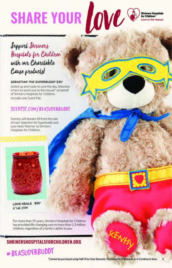 SEBASTIAN THE SUPERBUDDY SCENTSY CAUSE BUDDY