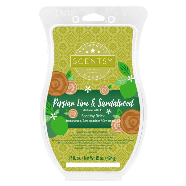 PERSIAN LIME AND SANDALWOOD SCENTSY BRICK