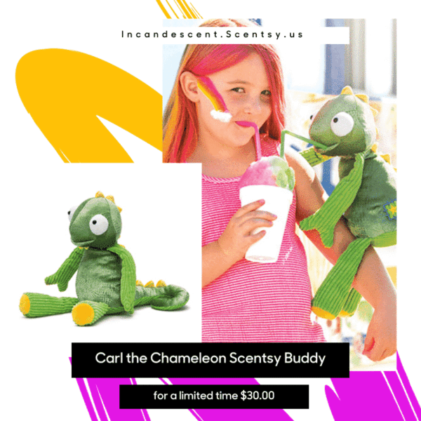 CARL THE CHAMELEON SCENTSY BUDDY