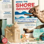 SCENTSY JULY 2017 WARMER & SCENT OF THE MONTH - SUMMER SANDCASTLE WARMER & PRISTINE WATERS FRAGRANCE