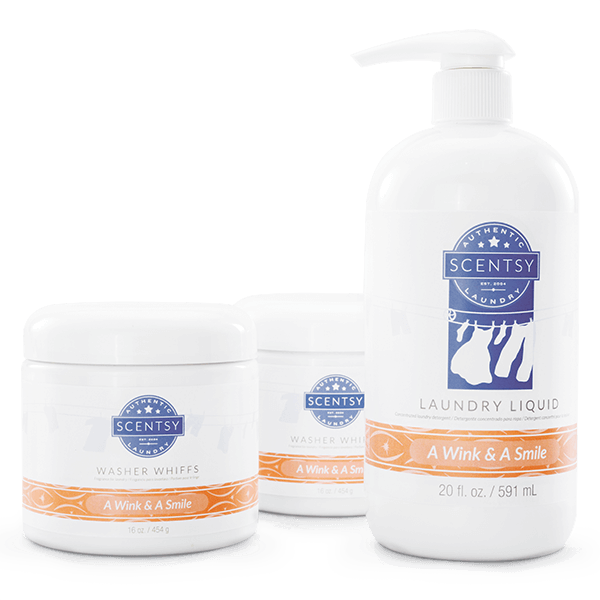 A WINK & A SMILE SCENTSY LAUNDRY BUNDLE