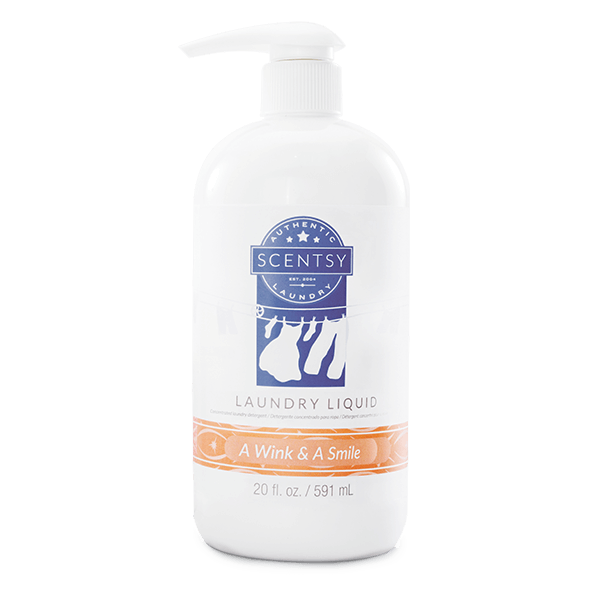 A WINK & A SMILE SCENTSY LAUNDRY LIQUID