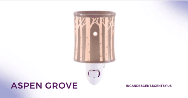 ASPEN GROVE NIGHTLIGHT MINI SCENTSY WARMER | DISCONTINUED