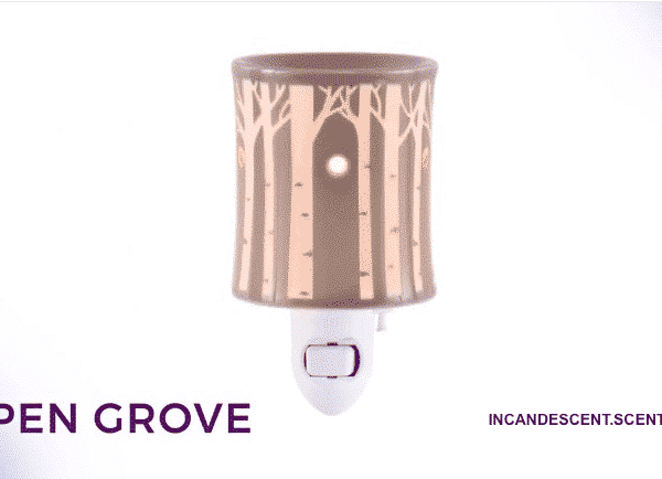ASPEN GROVE NIGHTLIGHT MINI SCENTSY WARMER | DISCONTINUED