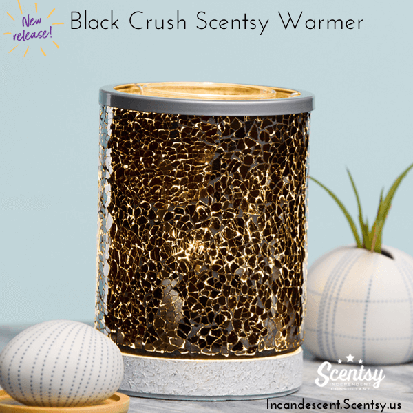 BLACK CRUSH LAMPSHADE SCENTSY WARMER