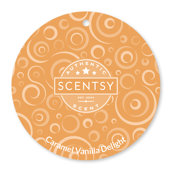 CARAMEL VANILLA DELIGHT SCENTSY SCENT CIRCLE