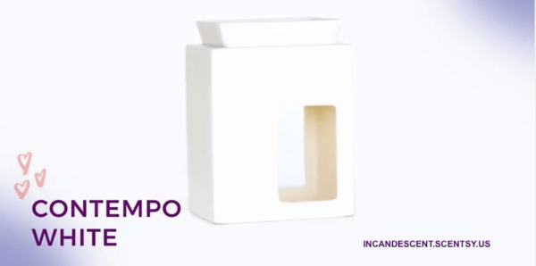 CONTEMPO WHITE SCENTSY WARMER