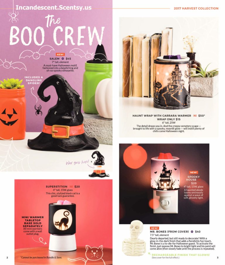 SCENTSY FALL HARVEST HALLOWEEN 2017 SNEAK PEEK