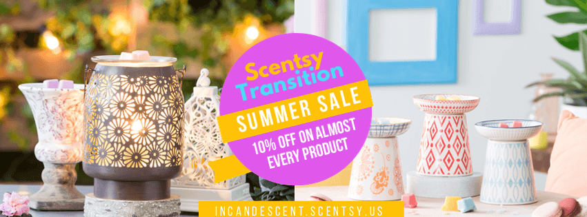 Scentsy 10% off Sale August 2017