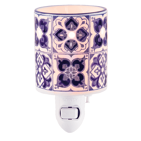 INDIGO TILE SCENTSY NIGHTLIGHT MINI WARMER