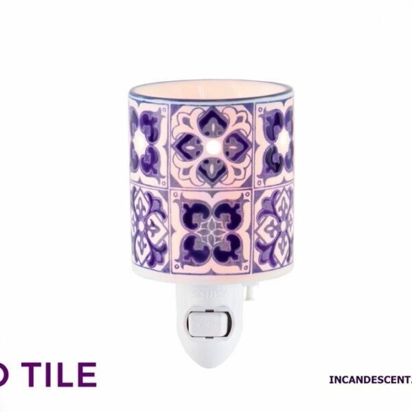 INDIGO TILE SCENTSY NIGHTLIGHT MINI WARMER