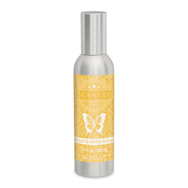 PEACH AND WHITE AMBER NO. 82 SCENTSY ROOM SPRAY