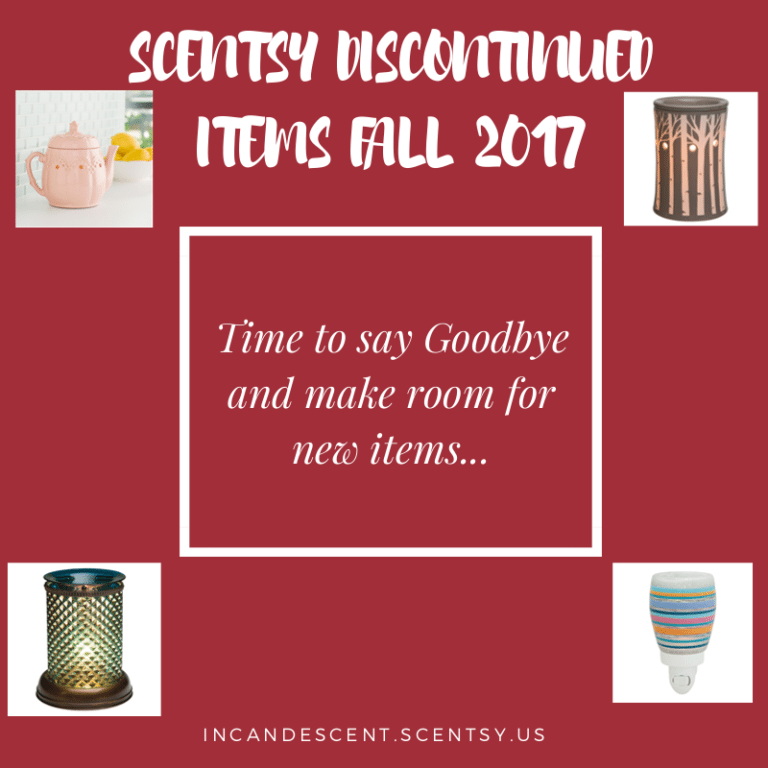 SCENTSY DISCONTINUED ITEMS FALL 2017 Incandescent.Scentsy.us