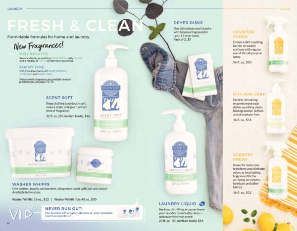 JUST BREATHE SCENTSY KITCHEN DISH SOAP